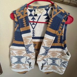 Vintage western Aztec vest